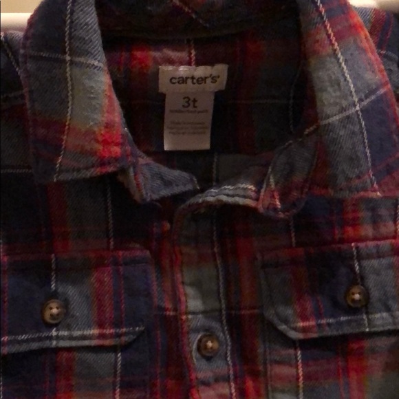 Carter's plaid button down shirt - Picture 2 of 5